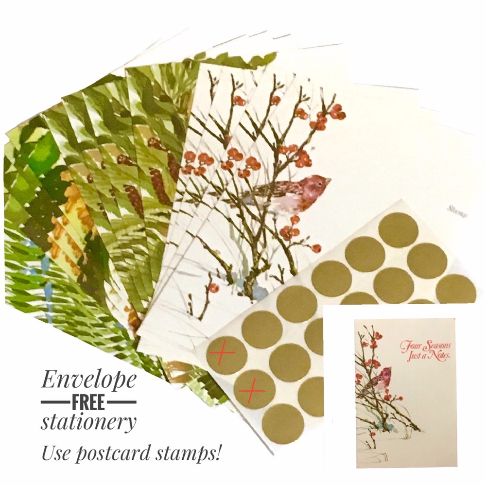 Just-a-Notes Stationery, 4 Seasons incomplete